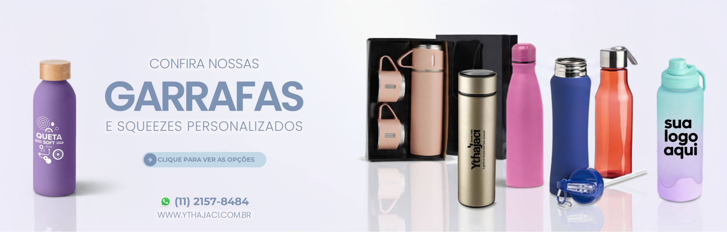 Garrafas e Squeezes Personalizados