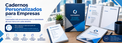 Cadernos Personalizados para Empresas: Fabricados sob Encomenda para a Sua Marca