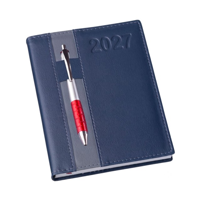 Agenda Diária 2027 Vertical 14,5x20cm Personalizada