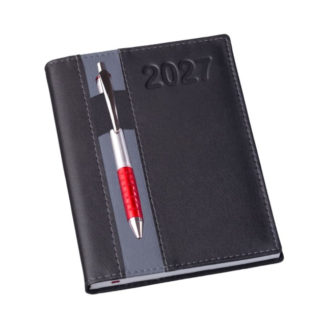 Agenda Diária 2027 Vertical 14,5x20cm Personalizada