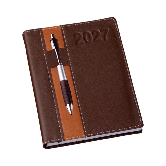 Agenda Diária 2027 Vertical 14,5x20cm Personalizada