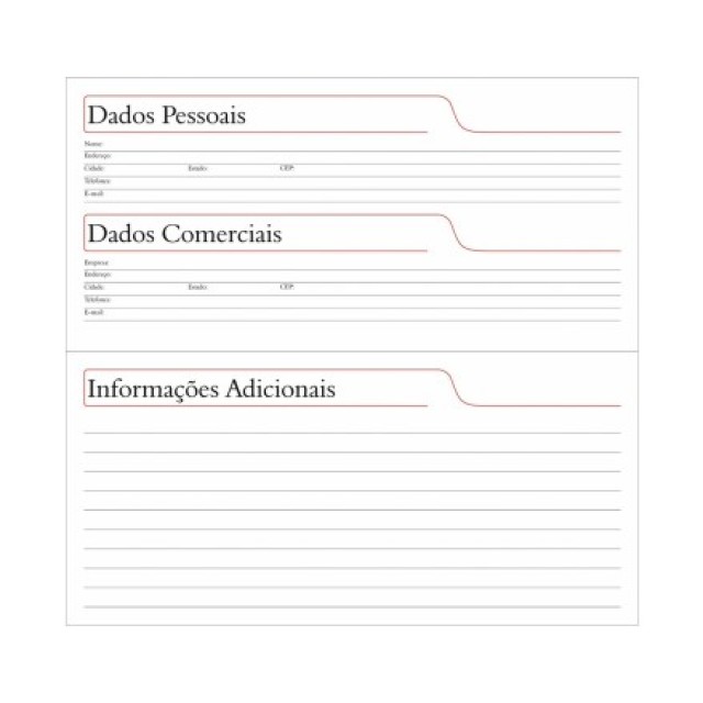 Agenda de Bolso Permanente 8,5x16,5cm Promocional