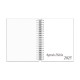 Agenda Diária 2025 Wire-o S 16x20cm Promocional