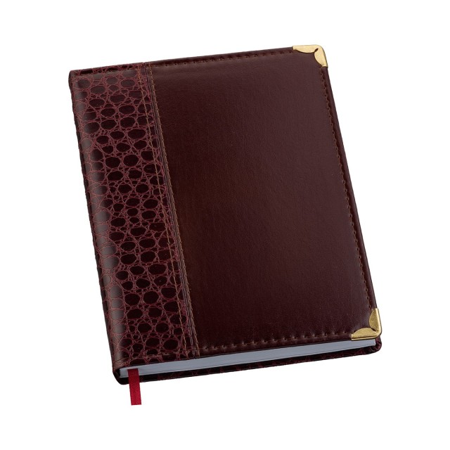 Agenda Diária 2027 Croco Reta 14,5x20cm Personalizada