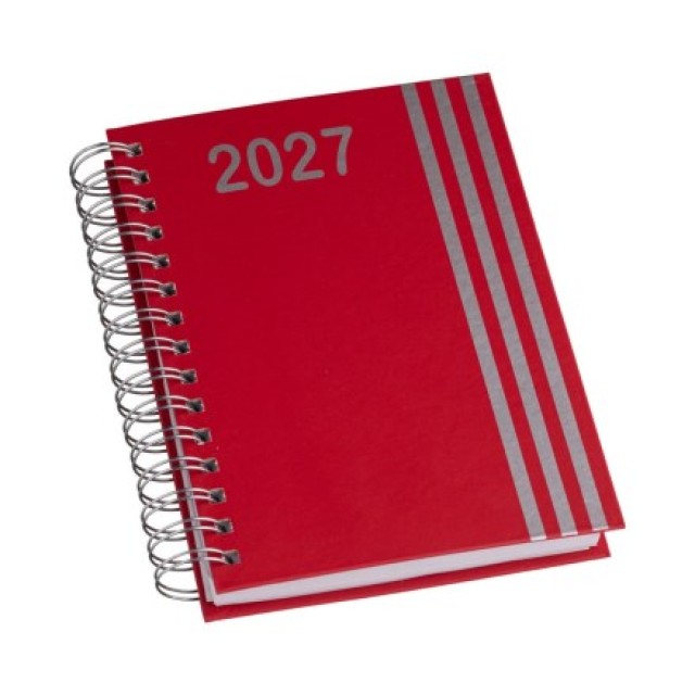 Agenda Diária 2027 Wire-o Premium Faixa Personalizada