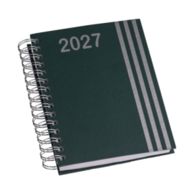 Agenda Diária 2027 Wire-o Premium Faixa Personalizada