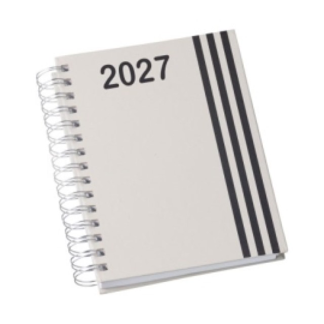 Agenda Diária 2027 Wire-o Premium Faixa Personalizada