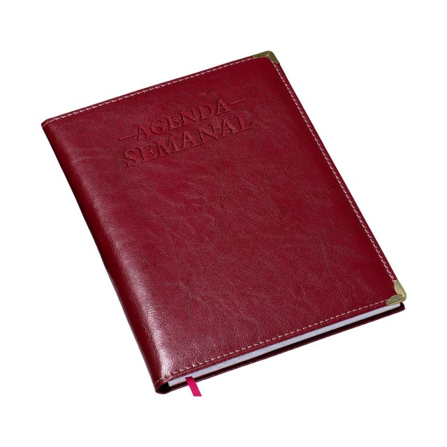 Agenda Semanal Super 2027 Lisa 19x26,5cm Personalizada