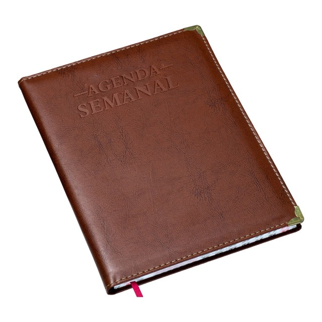 Agenda Semanal Super 2027 Lisa 19x26,5cm Personalizada
