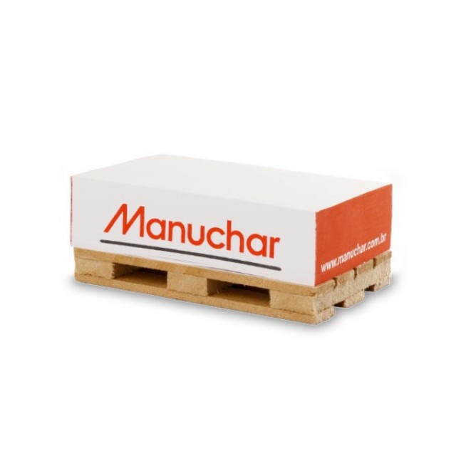 Bloco de Anotação com Pallet 9,5x6,5x2,5cm Personalizado Bloco de Anotação com Pallet 9,5x6,5x2,5cm Personalizado