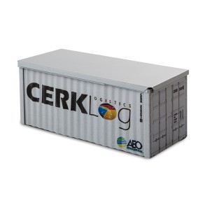 Brinde Corporativo Container Marítimo Metal 16x7x7cm Personalizado