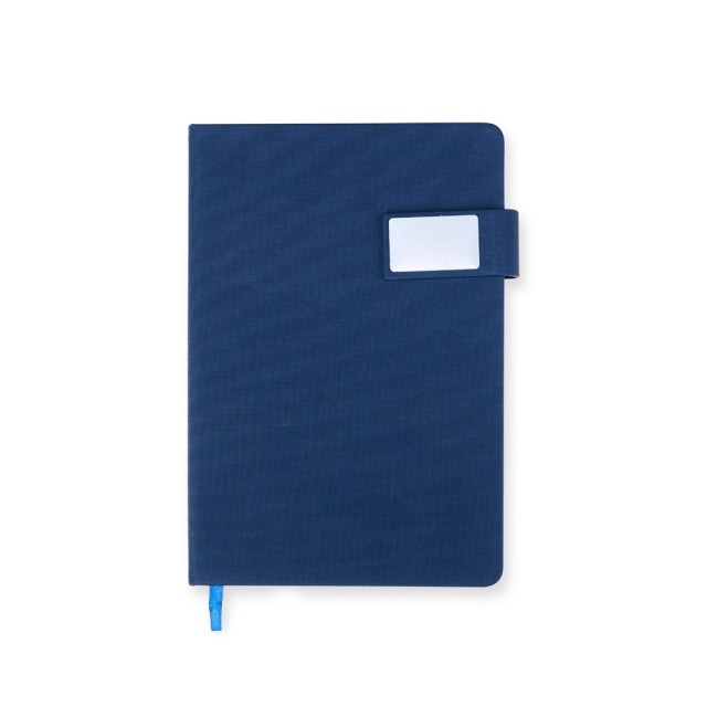 Caderneta 15x21cm Couro Sintético Personalizada 19050