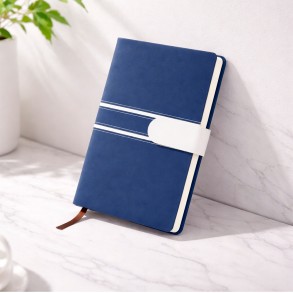 Caderneta Couro Sintético 21,1x15,5x2,4cm Personalizada 19109