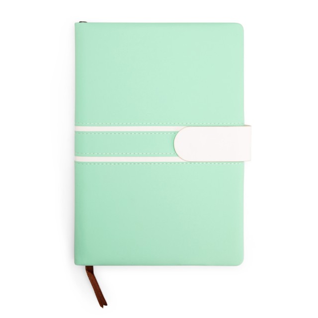 Caderneta Couro Sintético 21,1x15,5x2,4cm Personalizada 19109