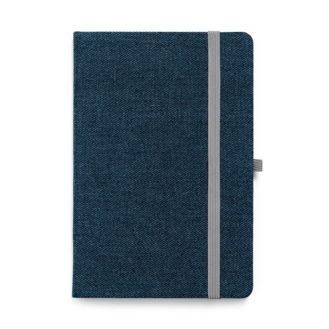 Caderno Capa Dura Denim Promocional 93594