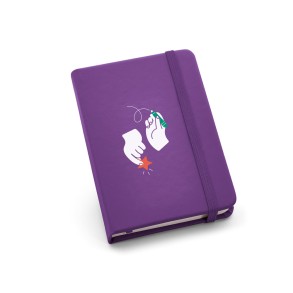 Caderno de Bolso 9x14cm C. Sintético Meyer Promocional 93425