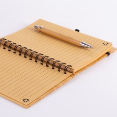 Caderno e Caneta Ecológica Personalizada CAD390