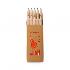Caixa com 10 Mini Lápis de Cor Crafti Personalizada 91931
