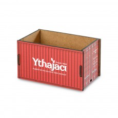 Caixa Container de MDF sem Tampa 12x6,5x6,5cm Personalizada