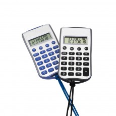 Calculadora Plástica com Cordão Personalizada 01648