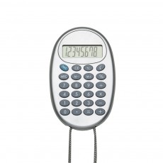 Calculadora Plástica com Cordão Personalizada 02964
