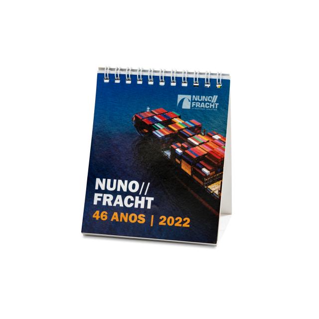 Calendário Corporativo Exclusivo para Empresas 10x12cm (10 folhas) Personalizado