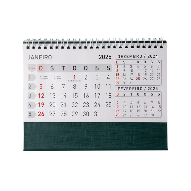 Calendário de Mesa 2026 Personalizado 14950G Calendário de Mesa 2026 Personalizado 14950G