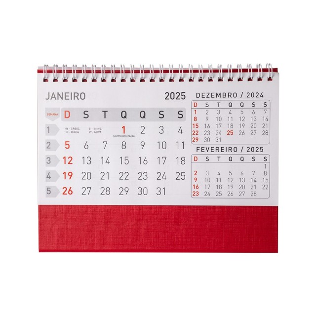 Calendário de Mesa 2026 Personalizado 14950G Calendário de Mesa 2026 Personalizado 14950G