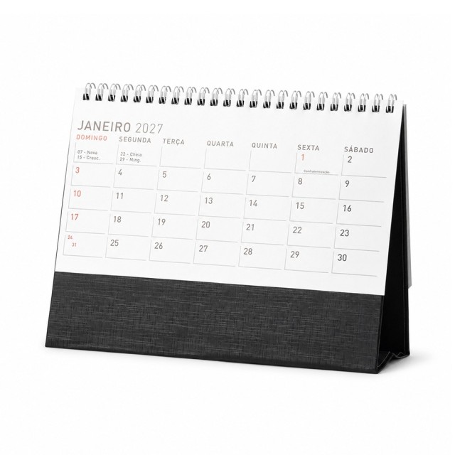 Calendário de Mesa 2027 Personalizado 14950G