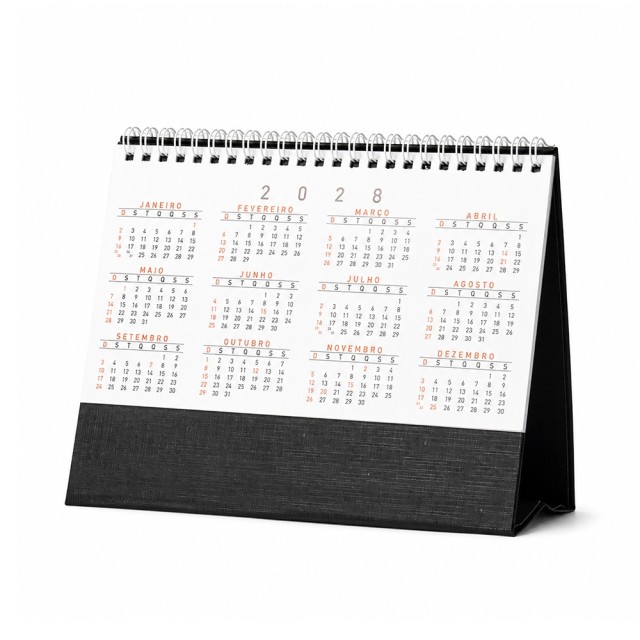 Calendário de Mesa 2027 Personalizado 14950G