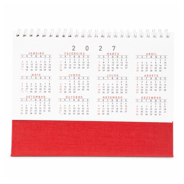 Calendário de Mesa 2027 Personalizado 14950G