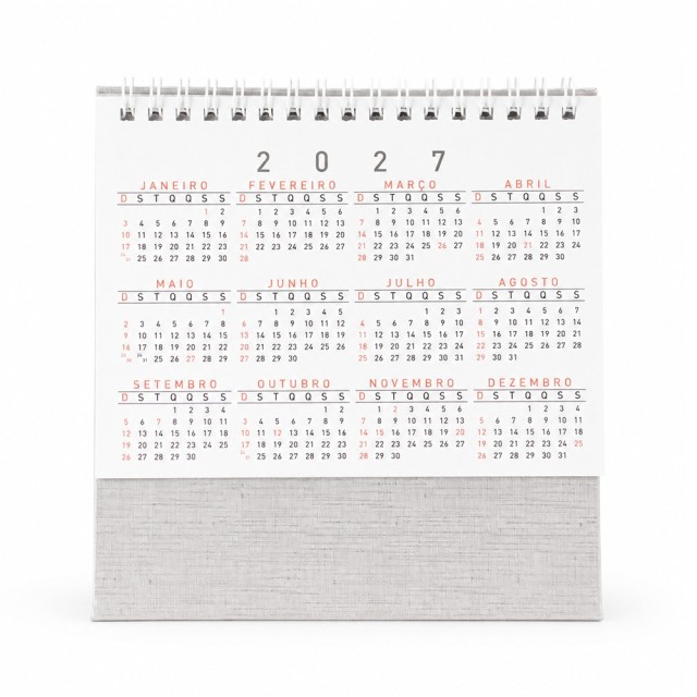 Calendário de Mesa 2027 Personalizado 14950P