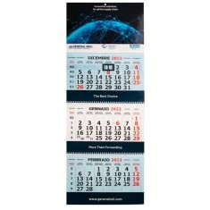 Calendário de Parede Europeu 3 Wire-o Personalizado