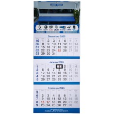 Calendário de Parede Logística e Comércio Exterior Personalizado