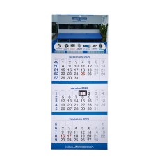Calendário de Parede Logística e Comércio Exterior Personalizado