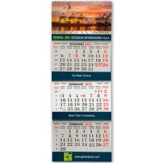 Calendário de Parede Wire-O para Logística Personalizado