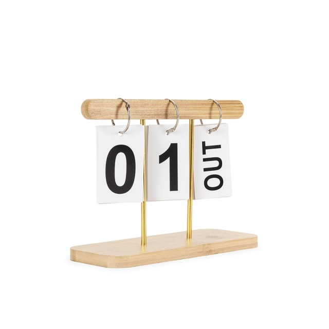 Calendário Permanente Bambu Personalizado 19027