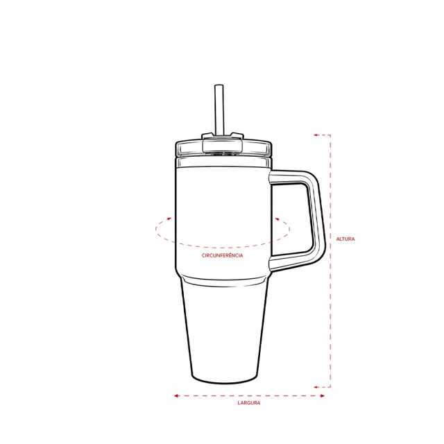 Caneca Térmica 900ml Personalizada 09195