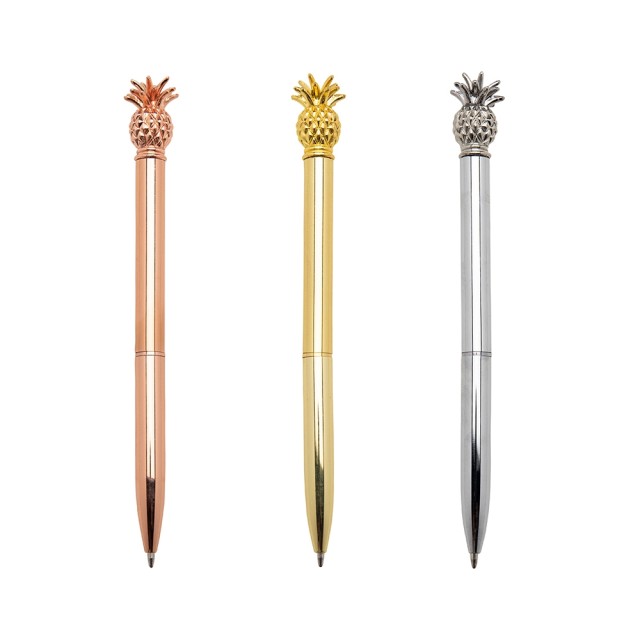 Caneta de Metal Abacaxi Personalizado 14654