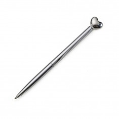 Caneta de Metal Coração Personalizada 14553