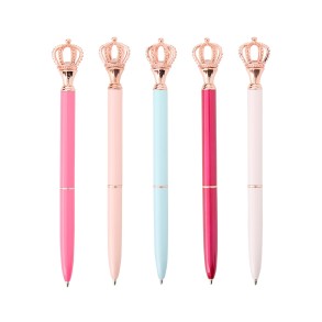 Caneta de Metal Coroa Personalizada 08174