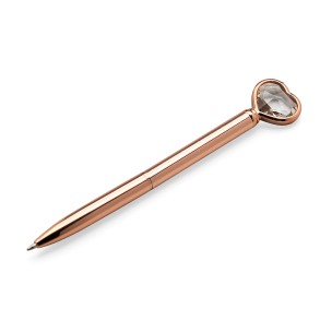 Caneta Metal Coração Diamante Personalizada 14656