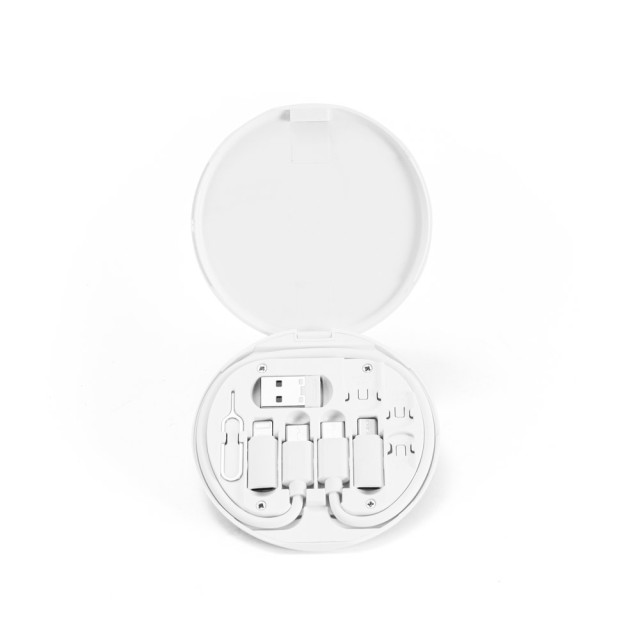 Conjunto Cabo e Adaptadores ABS 100% Reciclado Systrom Personalizado 97187