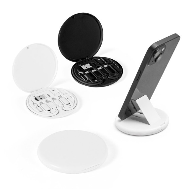 Conjunto Cabo e Adaptadores ABS 100% Reciclado Systrom Personalizado 97187