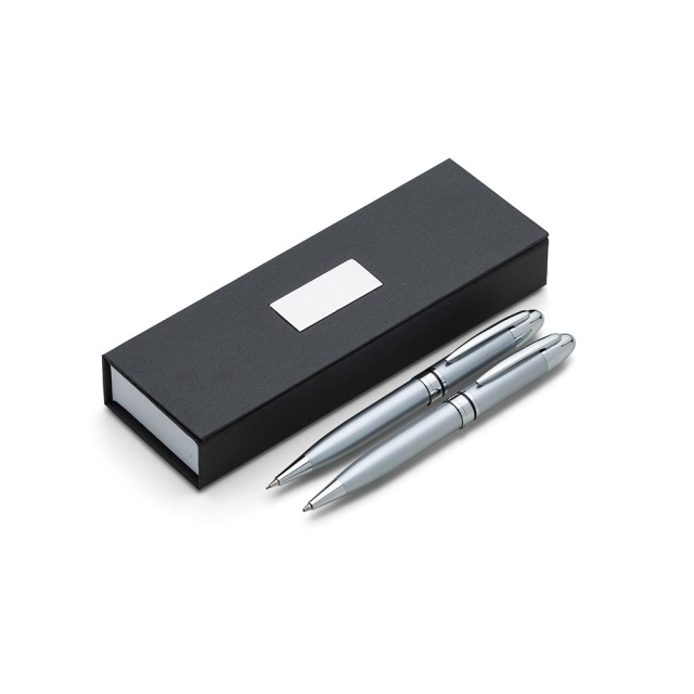 Conjunto Caneta e Lapiseira Metal Personalizado 180PAR