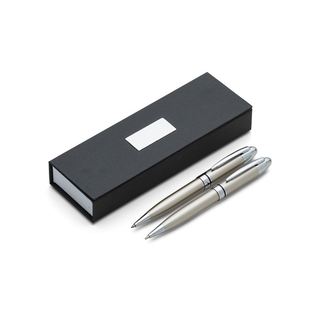 Conjunto Caneta e Lapiseira Metal Personalizado 180PAR