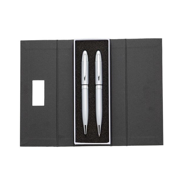 Conjunto Caneta e Lapiseira Metal Personalizado 180PAR