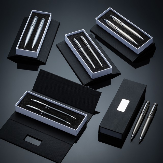 Conjunto Caneta e Lapiseira Metal Personalizado 182PAR