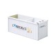Container Logístico de Metal 16x7x7cm Personalizado