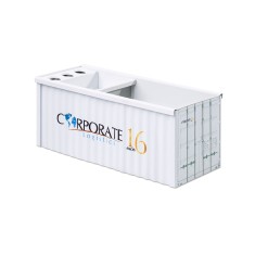 Container Logístico de Metal 16x7xx7cm Personalizado
